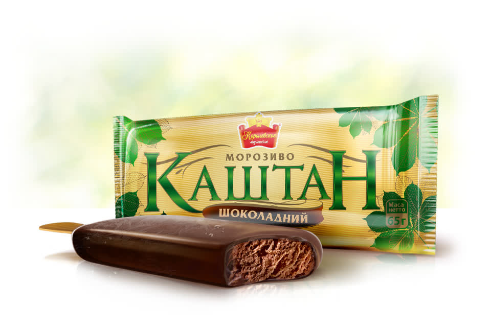 Дизайн морозива Каштан
